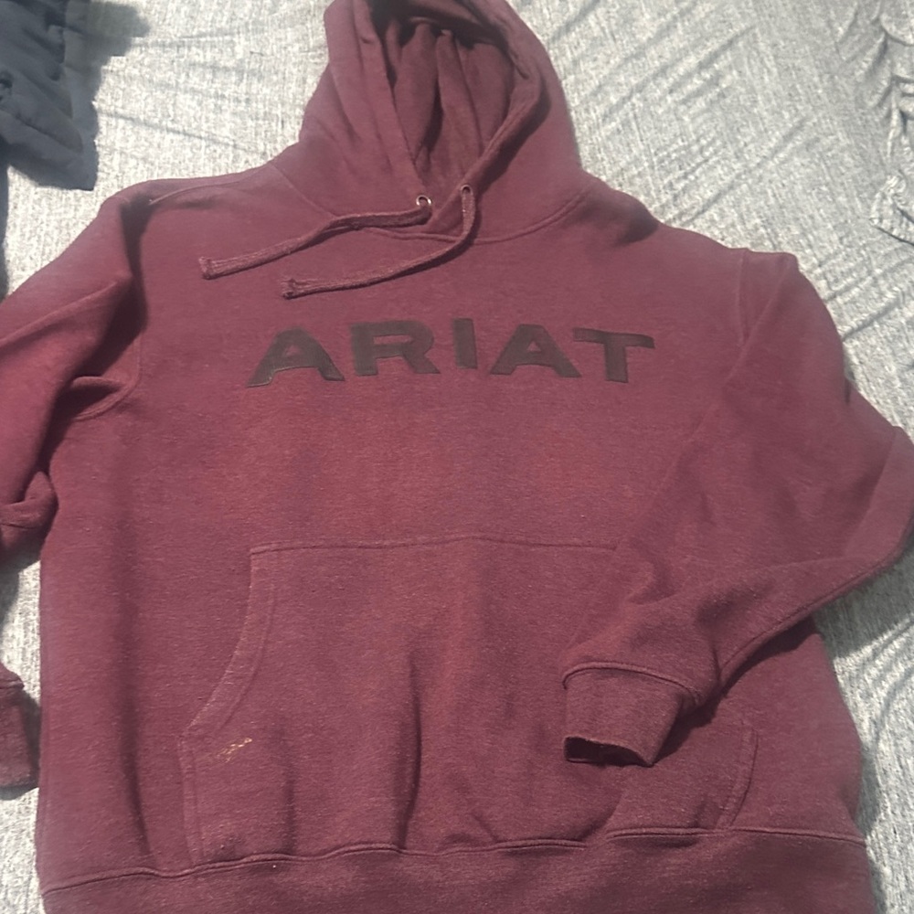 Ariat Men's Maroon Hoodie Sweater
